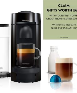 Alternative view of Nespresso Vertuo Plus | Pod Coffee Machine · 5 Sizes · Black – 🎁 Free Welcome Set