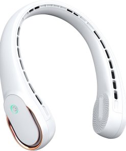 FrSara Neck Fan. Portable Personal Fan Strong Wind. 4000mAh. Air Volume.360° Cooling. No Hair Twisting. Air Volume On 2 Sides. Non-Slip. Quick Charge. Long Use Time. Birthday Gift for Women. Dad. Men : Electronics