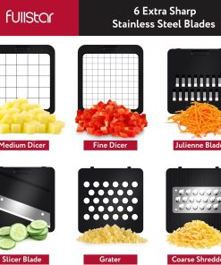 Alternative view of 🥕 6-in-1 Veg Chopper & Slicer – Quick, Easy & Mess-Free Prep for Busy Homes