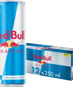 🔥🔥Our Best Seller is Back（Just £1.99 !）🔥🔥Red Bull Sugar Free Energy Drink – (Pack of 12)