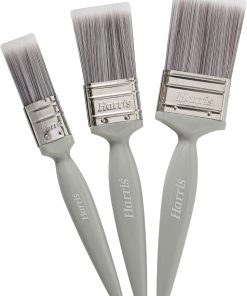 Harris Essentials Walls & Ceilings Paint Brushes. 3 Brush Pack. 1. 1.5. 2.Grey
