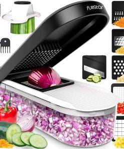 🥕 6-in-1 Veg Chopper & Slicer – Quick, Easy & Mess-Free Prep for Busy Homes