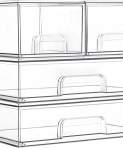Vtopmart Stackable Storage Drawers Set of 4