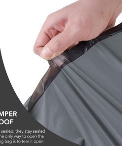 Alternative view of 100 Assorted Mixed Grey Mailing Poly Postal Self Seal Bags 4 Sizes 25 from Each iSOUL Extra Small to Large Postage Packaging Assorted Mailers Posting Shipping Post Parcels Package Bags