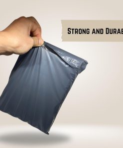 Alternative view of Double Dragon 60 Mixed Size Self-Seal Mailer Bags | Tamper-Proof Plastic Packaging for Mailing. Postage. Shipping & Delivery | Grey (4 Sizes | Small to Large | 15 Each)