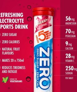 Alternative view of HIGH5 ZERO Electrolyte Tablet – Hydration Tablets Enhanced with Vitamin C – 0 Calories & Sugar Free – Boost Hydration. Performance & Wellness – Berry. 20 Tablets (20x. Pack of 1)