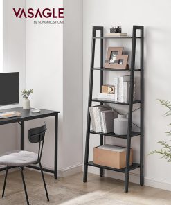 Alternative view of VASAGLE 5-Tier Ladder Shelf Industrial Bookcase ULLS045B56