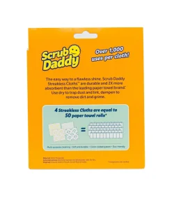 Alternative view of Scrub Daddy Streakless Cloth – 4ct: Cleaning Tools, Polyamide Material, Dusters
